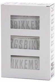 Bikkembers VBKT04285 tri-pack di slip in cotone con banda logata
