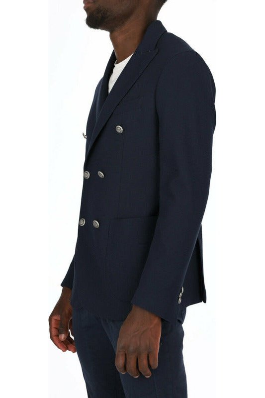 TWENTY-ONE GIACCA Uomo BLUE giacca doppiopetto con due tasche laterali