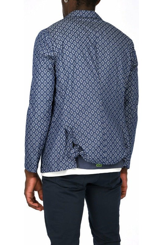TWENTY-ONE MAIORCA709S giacca manica lunga con stampa geometrica a contrasto
