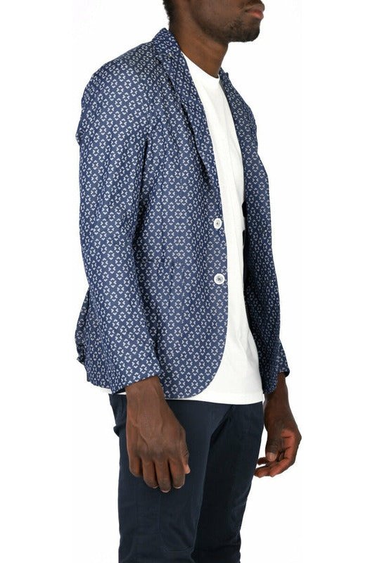 TWENTY-ONE MAIORCA709S giacca manica lunga con stampa geometrica a contrasto