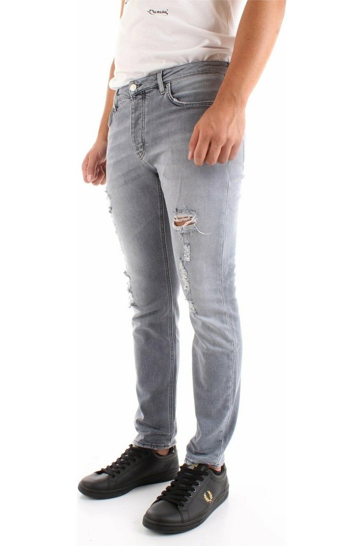 Haikure CLEVELAND HEM03164DS061L0582 jeans 5 tasche slim fit con rotture