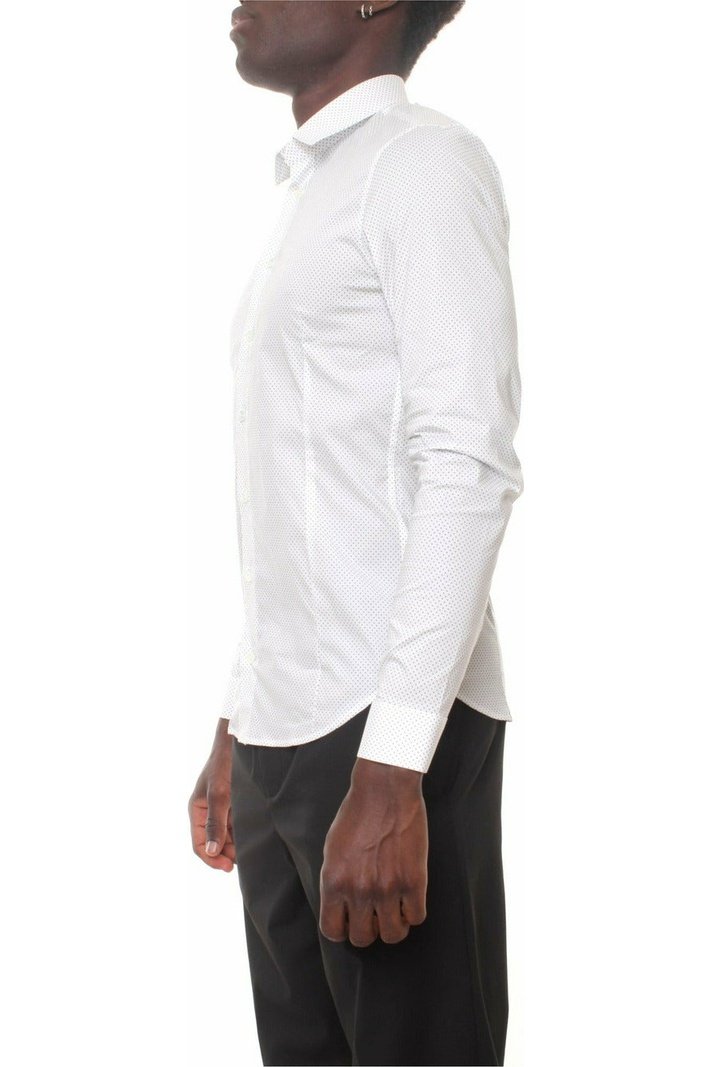 PATRIZIAPEPE 5C055B/A4K0 camicia in popeline di cotone stretch con collo classico