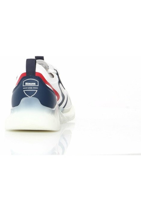BLAUER S2RUSH01/KNI sneakers basse con inserti in gomma con logo e scudo sul retro