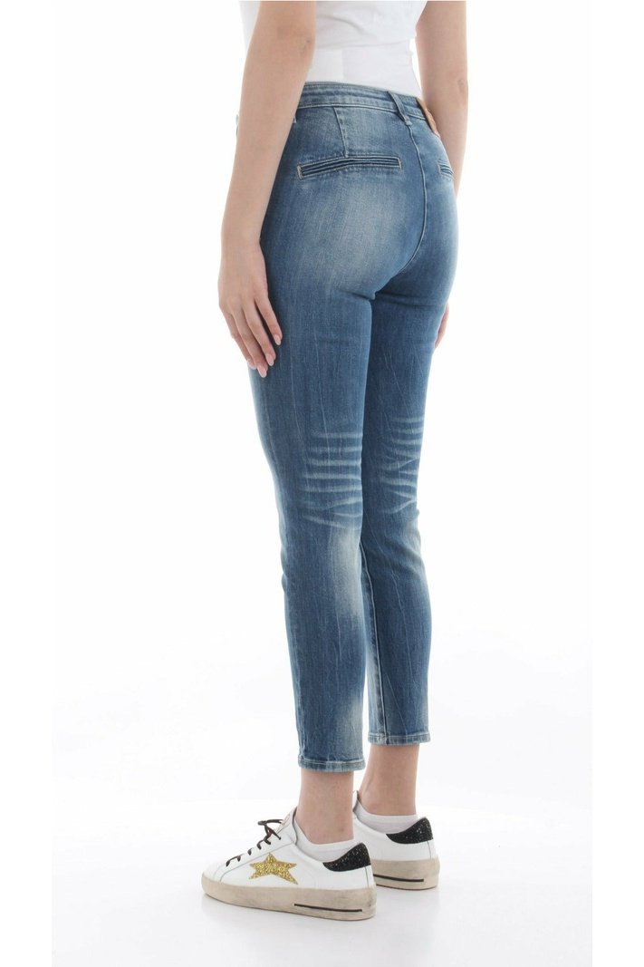 Fracomina FR22SV4002D42002 jeans slim con lavaggio medio