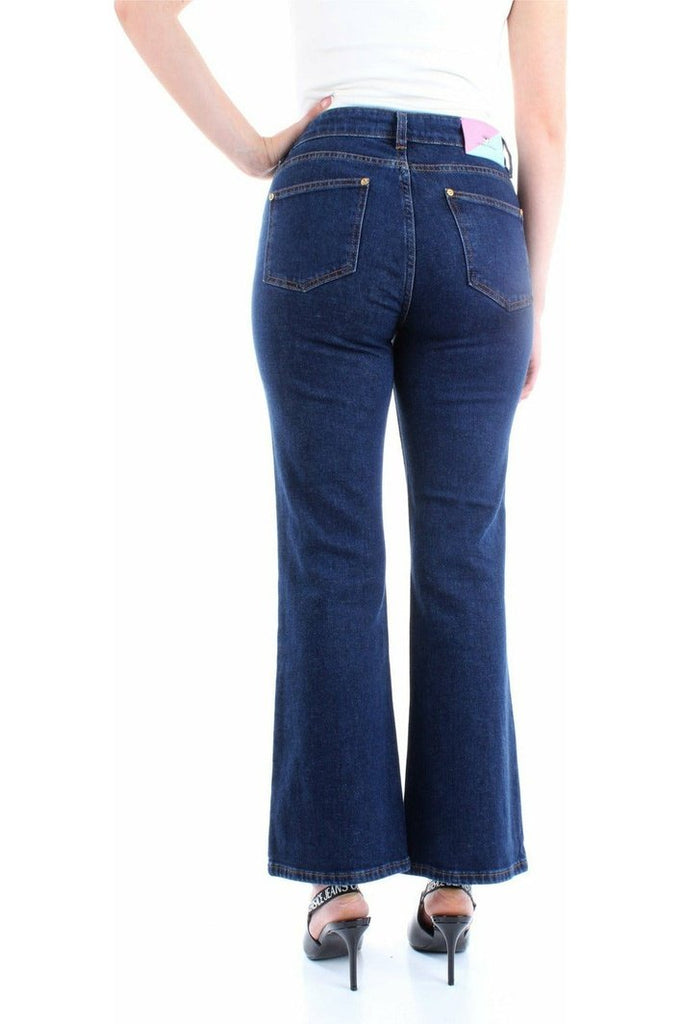 Chiara Ferragni 71CBB5F3-CDW14 jeans cropped flare con dettaglio Eyelike
