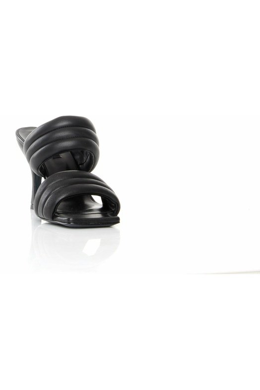 PATRIZIAPEPE 8X0007/L025 scarpa con tacco con punta quadrata, trapuntata e dettaglio fly in rilievo