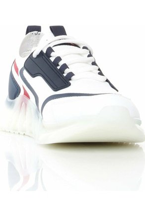 BLAUER S2RUSH01/KNI sneakers basse con inserti in gomma con logo e scudo sul retro