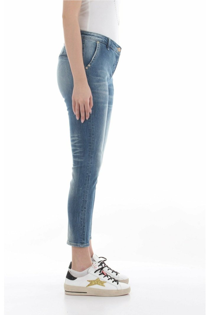 Fracomina FR22SV4002D42002 jeans slim con lavaggio medio