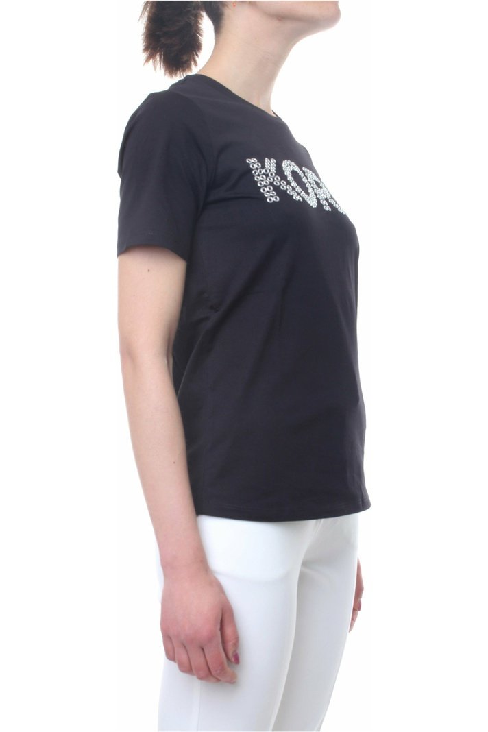 MICHAELKORS MS250PE97J t-shirt manica corta con logo con borchie