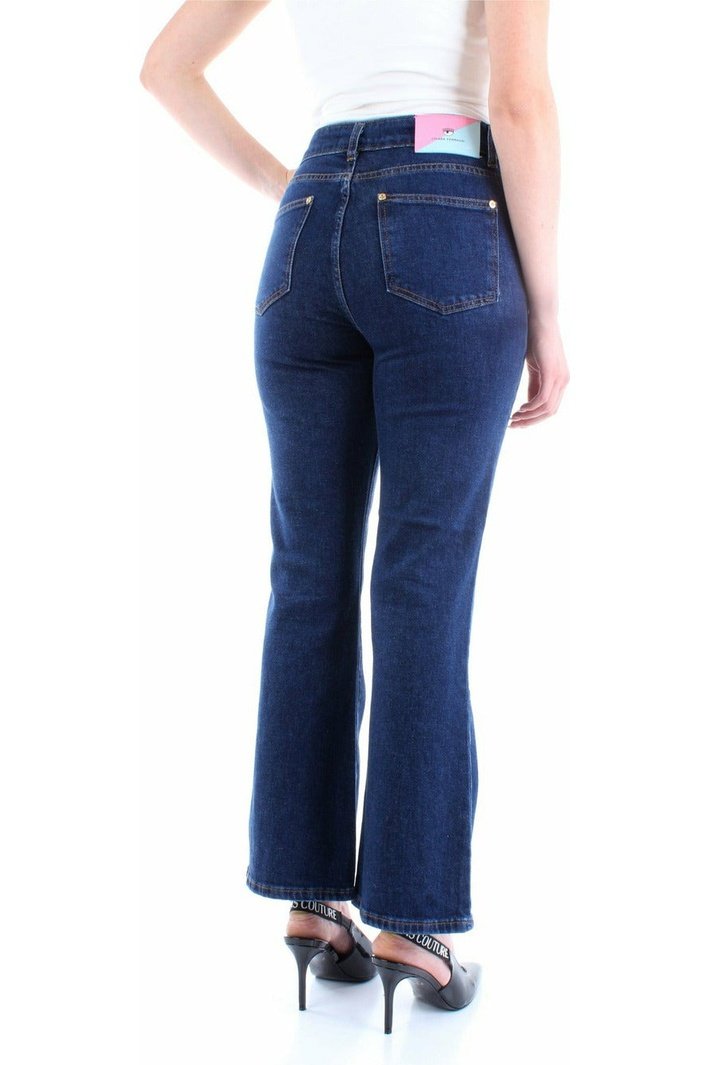 Chiara Ferragni 71CBB5F3-CDW14 jeans cropped flare con dettaglio Eyelike