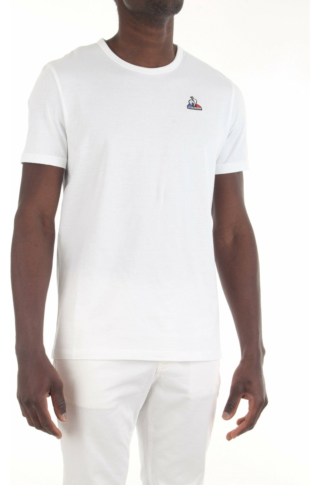 Le Coq Sportif 2120202TEE t-shirt girocollo in cotone con patch logo