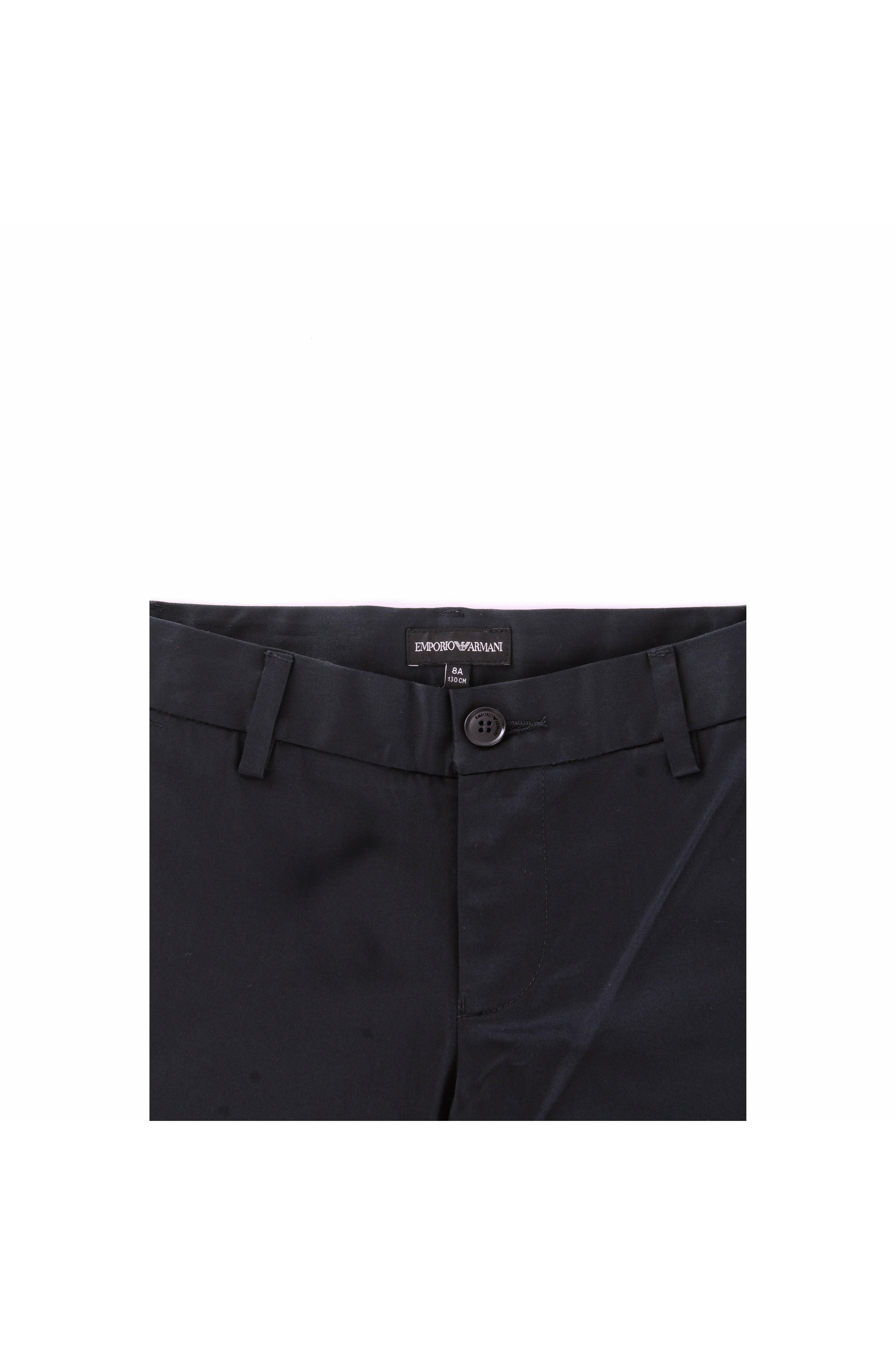 Emporio Armani 3K4PJG-4N51Z pantalone chino in cotone con tasche a filetto